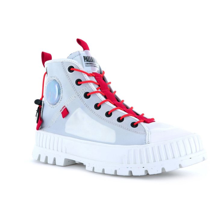 Pánské Boty Palladium Pallashock Mid Ticket To Earth Světle Blankyt | CZ WHS-73J